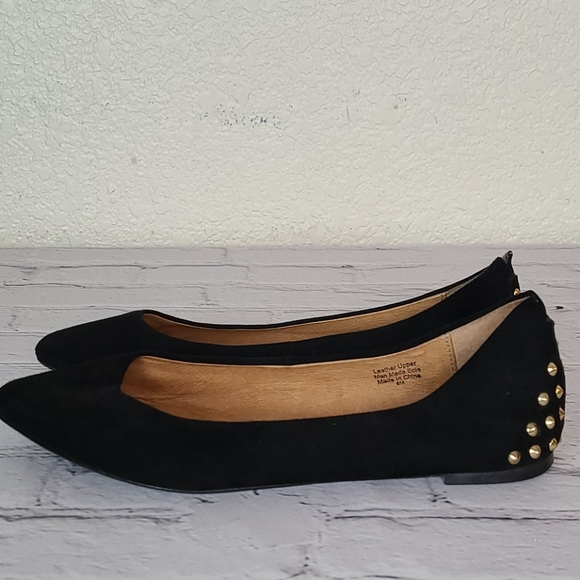 Halogen suede flats with heel studs, 8 - Picture 5 of 14